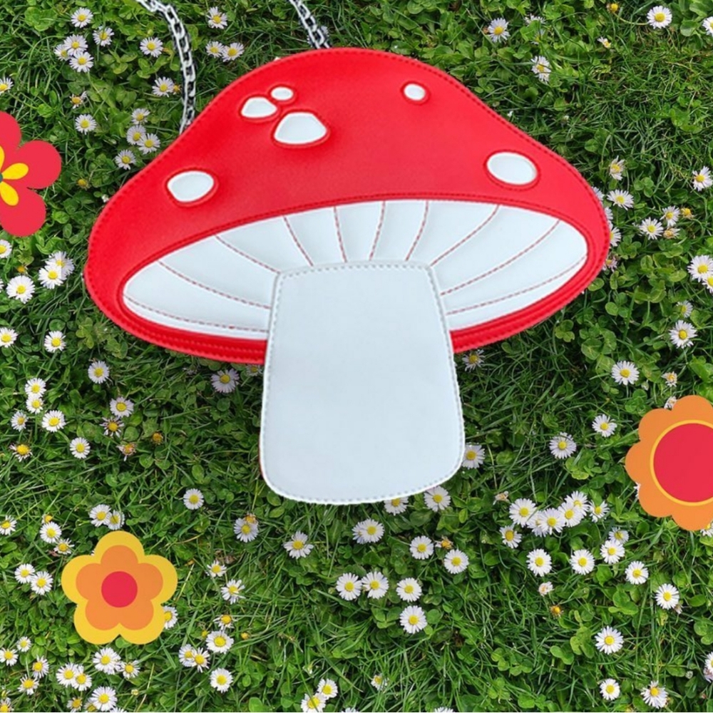 Mushroom purse